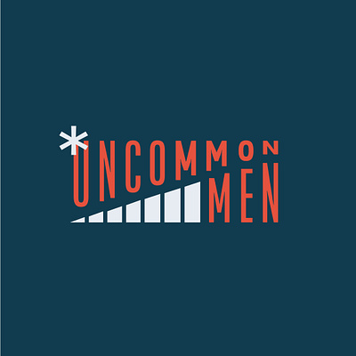 Uncommon Men Podcast Logo branding graphic design logo podcast typography