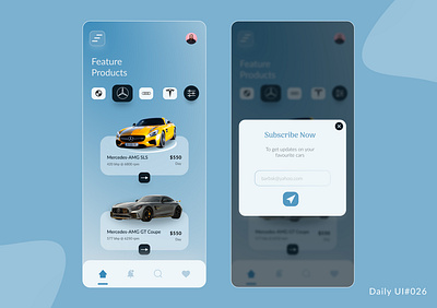 DAILY UI#026 design icon typography ui ux