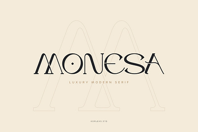 Monesa - Luxury Modern Serif Font chic font design display elegant fonts fancy font fancy fonts fonts handwritten illustration logo logo fonts modern fonts playfull serif fonts typeface