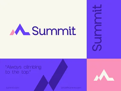 Summit logo design brand branding icon identity logo logo design logo mark logodesign logos logotype modern logo symbol vector