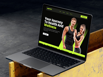 SHIFTFIT Gym Website Landing Page 2025 body course fitness gym lms mobileapp modern web new design sports training trendy uiux yoga