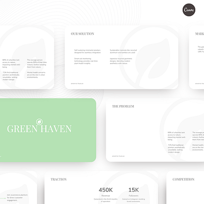 MINIMALISM CLEAN PITCH DECK PRESENTATION DESIGN ppt design