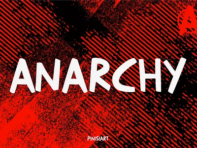 ANARCHY branding children design display font font gaming music poster posters rebels street art youtube