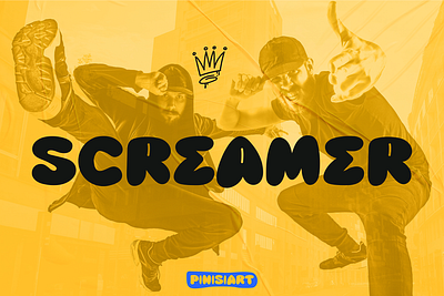 SCREAMER branding bubble cartoon children display font font gaming graffiti hiphop instagram kids music poster posters youtube