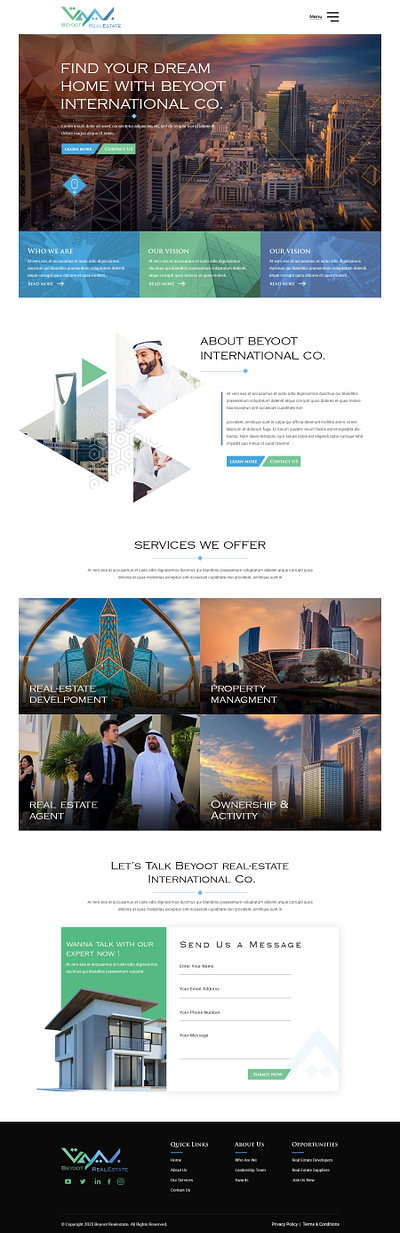 Real Estate Website Design branding creativity dubai graphic design ui website