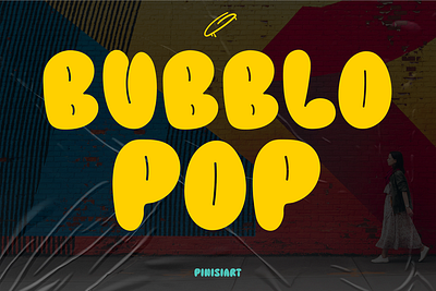 BUBBLO POP branding bubble cartoon children display font font game gaming kids movie poster youtube