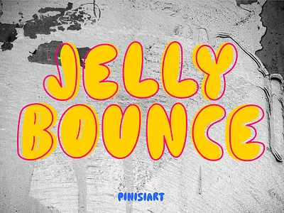 Jelly Bounce branding bubble cartoon children design display font font funny game gaming illustration kids playful poster youtube