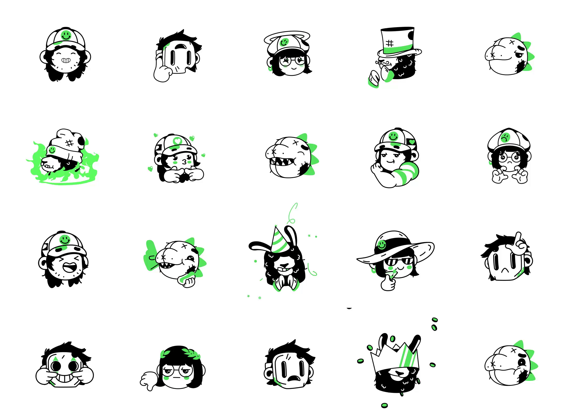 Example of FF bank: Sticker pack