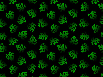 Monstera Leaf Pattern design flower illustration leaves monstera pattern