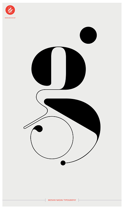 Beautiful lowercase g | Made with Segol Typeface by Moshik Nadav best fashion fonts fashion fonts fashion logos fashion typeface fashoin typography graphic design moshik nadav must have fonts sexy fonts sexy logos sexy typography vogue fonts vogue typeface vogue typography