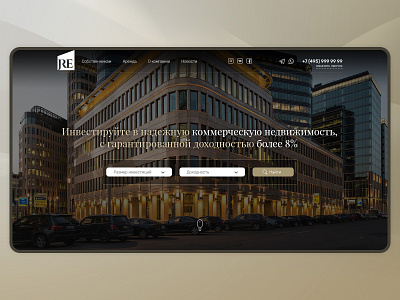 RE estate design ui ux web