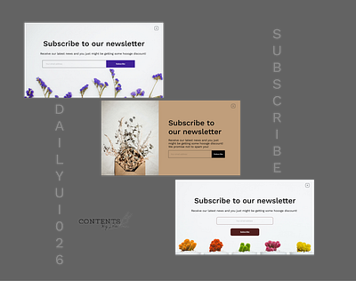 Subscribe Daily UI #026 dailyui design subscribe ui uidesign