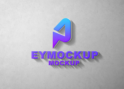 Free New 3D Wall Logo Mockup 3d design download mock up download mock ups download mockup free illustration logo mockup mockup psd mockups new psd wall