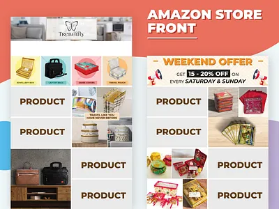 Amazon Store Front amazon a amazon ebc amazon store front branding creative creative branding creative design design graphic design graphic illustration layout design product design product layout ui ux
