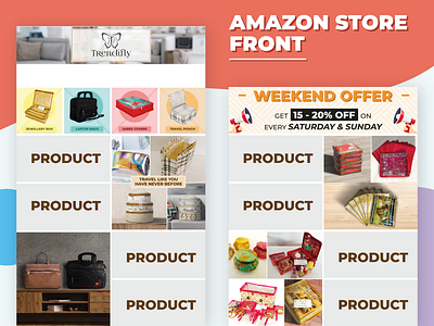Amazon Store Front amazon a amazon ebc amazon store front branding creative creative branding creative design design graphic design graphic illustration layout design product design product layout ui ux