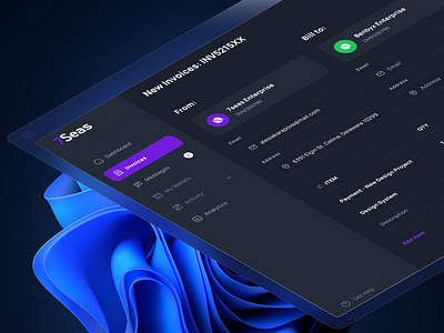 7Seas Invoice Dashboard Page dashboard design figma figmaafrica finance fintech invoice ui ux