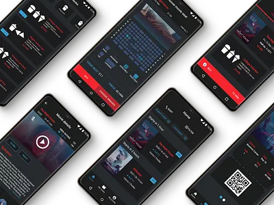 Cinema tickets booking app UX/UI ui ux