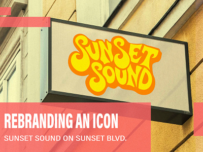 Rebrand for L.A. Recording Studio adobe creative cloud adobe illustrator adobe photoshop brand identity branding graphic design illustration la logo los angeles music recording recording studio sunset strip