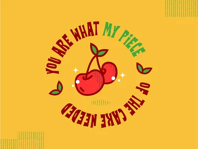 Cherry branding cherry funny graphic design love textil tshirts