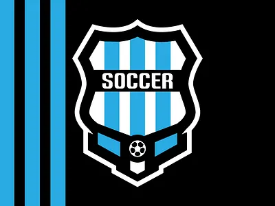 Soccer emblem design branding creative creativity design graphic design logo soccer vector