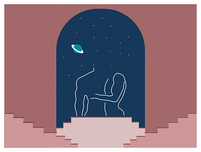 Men in Space animation branding design graphic design illustration logo social media post ui ux vector