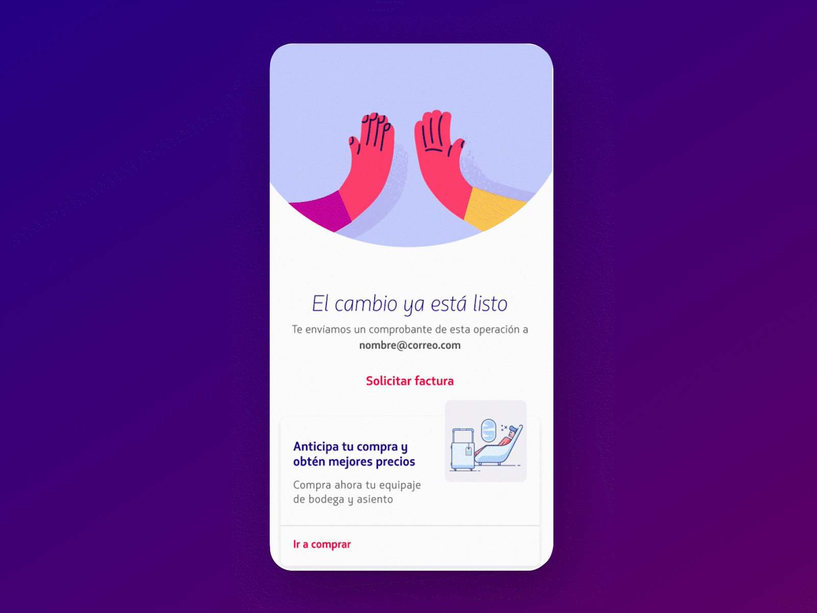 Success animation animation app design graphic design illustration interaction success ui ux