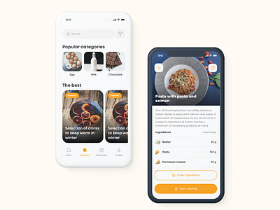 KeepFood App Design app cook design mobile ui ux