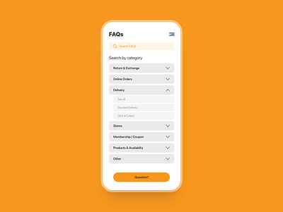 Daily UI #092 (FAQ) 091 092 093 app daily ui design faq faqs form graphic design mobile app myanmar question ui ui design ux website