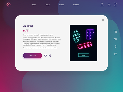 Daily UI 073 — Virtual Reality dailyui dailyui073 dailyux design figma ui ux webdesign