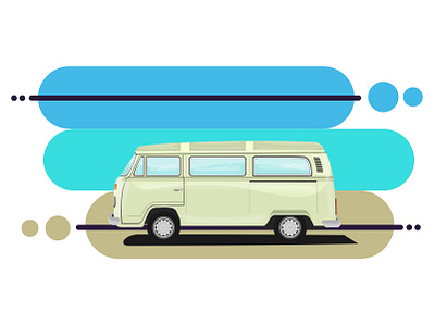 Transporte - Volswagen Kombi design diseño doodle illustration kombi sketch transporting ui ux van vector vector illustration volswagen