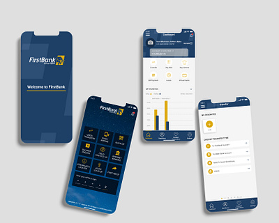 Bank App Design Recreation app design typography ui