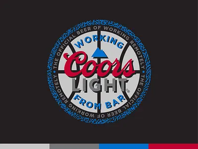Coors Light - March Madness 2020 apparel badge basketball beer brewery coors coorslight design illustration march madness vector