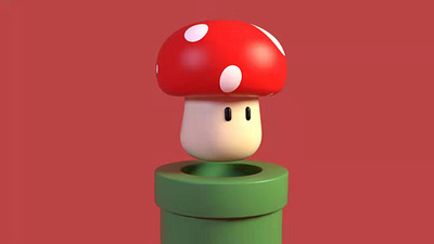 mushroom design illustration ui
