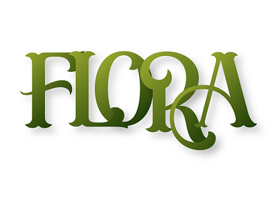 FLORA 🍃🍀🍃 : logo design adobe illustrator branding creative design graphic design greenlogo illustration logo naturebrand newlogo vector
