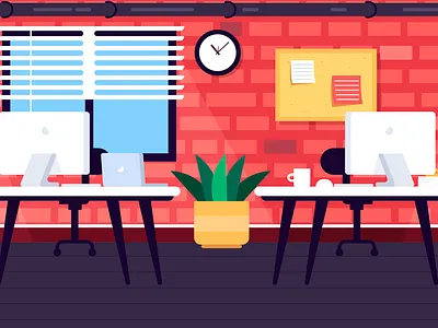 Office animation character characters design dribbble illustration minimal