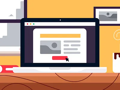 Workspace animation character characters design dribbble illustration minimal