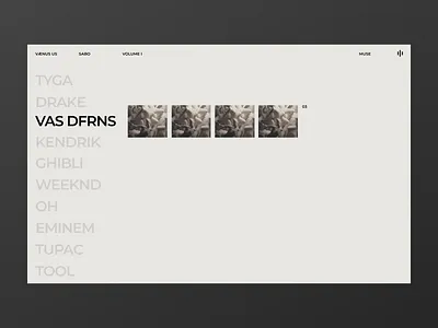 Playlist UI Design 3d 3d art animation c4d concept design ui ui design uiux