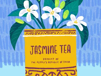 Jasmine Bouquet art art licensing artwork botanical illustration bouquet digital art digital illustration digital painting floral art illo illustration jasmine procreate