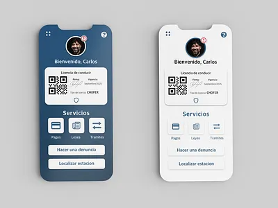 Aplicación de transito para México app design graphic design ui