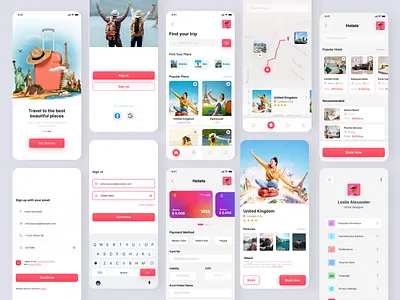 Travel App adventure agency booking app destination explore flight app travel travel agency travel app travel booking travelling trip ui uiux vacation