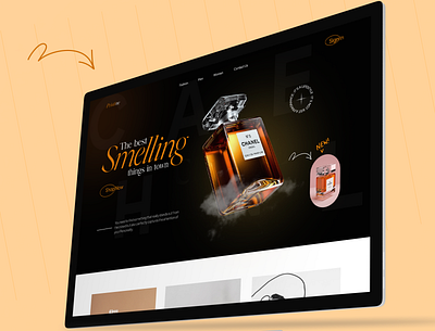 Luxury Perfume Store audience behance deo design designinspiration dribbble ecommerce graphic design luxury perfume shopping shot strategy ui uidesign ux