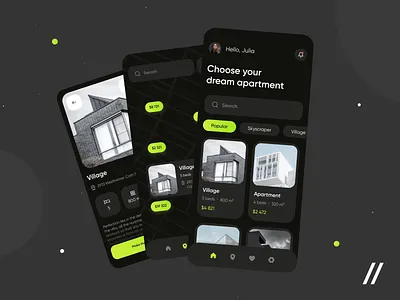 Real Estate App android app animation app app screen design branding color dashboard design graphic design illustration interface ios app logo mobile motion graphics real estate shot ui uiux ux