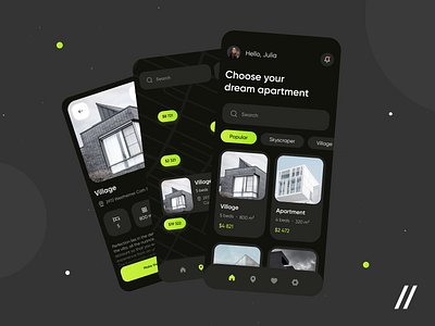 Real Estate App android app animation app app screen design branding color dashboard design graphic design illustration interface ios app logo mobile motion graphics real estate shot ui uiux ux