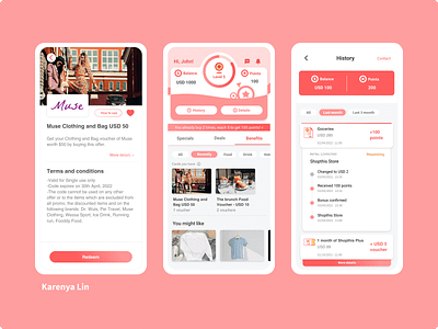 Loyalty program #1-2 app design loyalty program ui uiux web