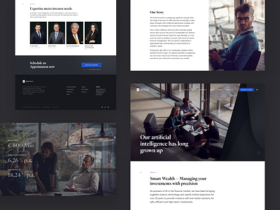 Smart Wealth Redesign bank business company design features fund homepage investing investment smart smarwealth ui user experience user interface ux wealth web webdesigm website