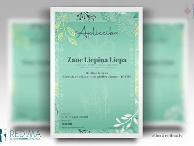 Certificate design elinaindrika graphic design inspiration redima sertification design