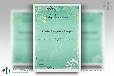 Certificate design elinaindrika graphic design inspiration redima sertification design