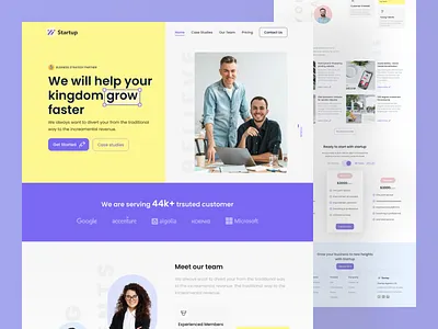 Landing page exploration on Design Agency bestdribbbleshot colorfulwebsite design designagency featured following landingpage logo minimaldesign newnewworthy popular productdesign ui ui ux ui design uidesign uiux userinterface ux websitedesign