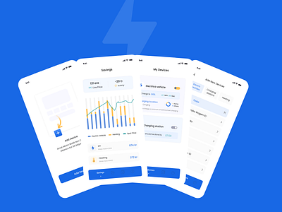 Electrical devices management app app design u ui ux