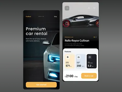 Auto Deal-Car App app car clean color design designers minimal mobile typography ui